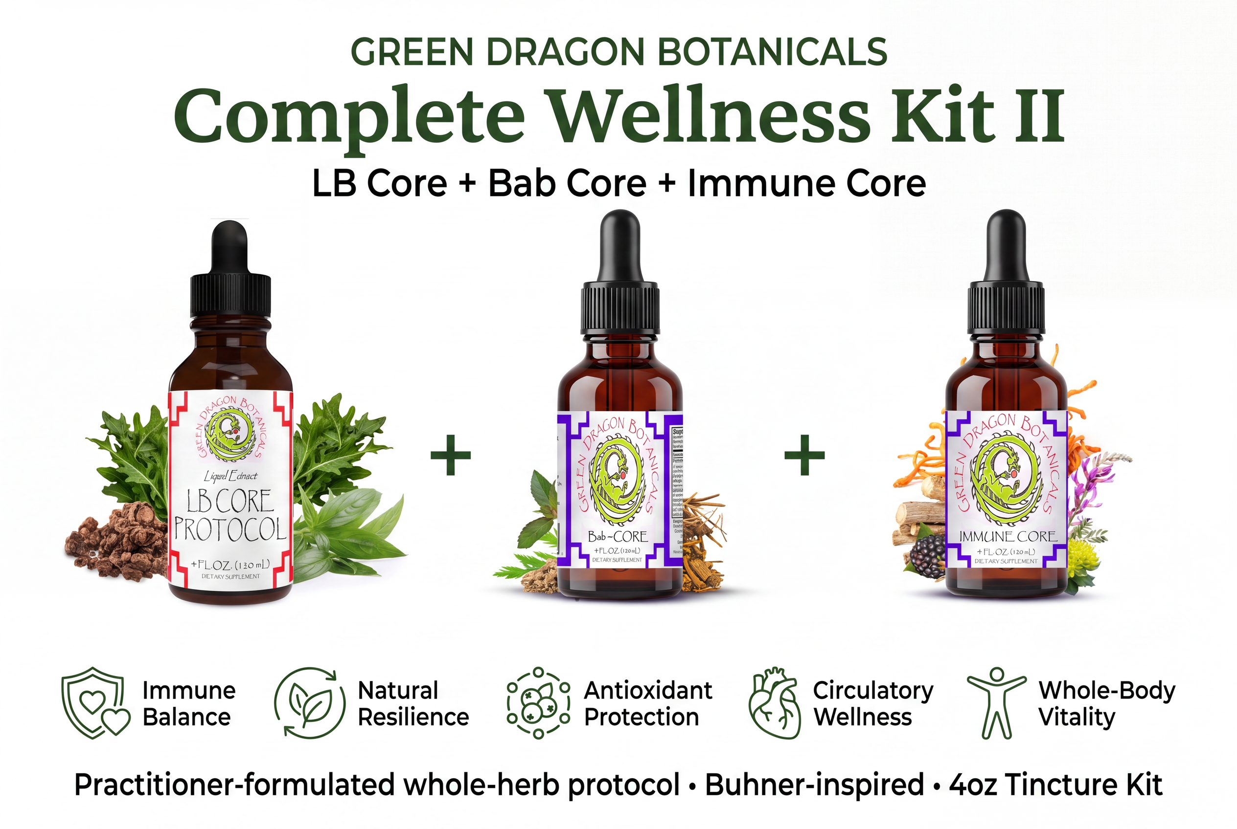 Complete Wellness Kit II (LB Core + Bab Core + Immune Core)