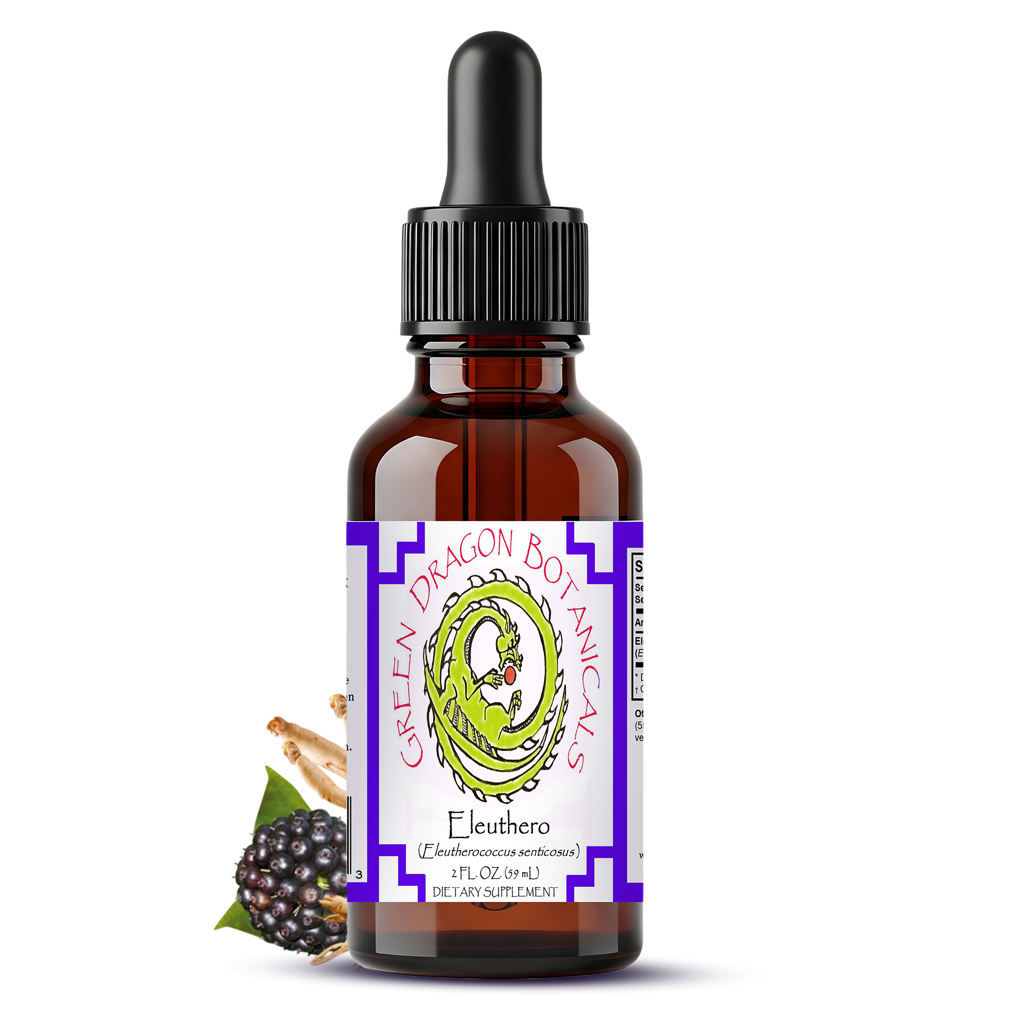 Eleuthero Root Extract Tincture | Siberian Ginseng Adaptogen Drops