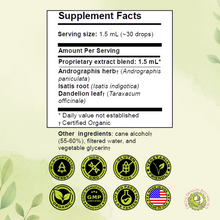 Load image into Gallery viewer, Andrographis PLUS Liquid Extract Tincture