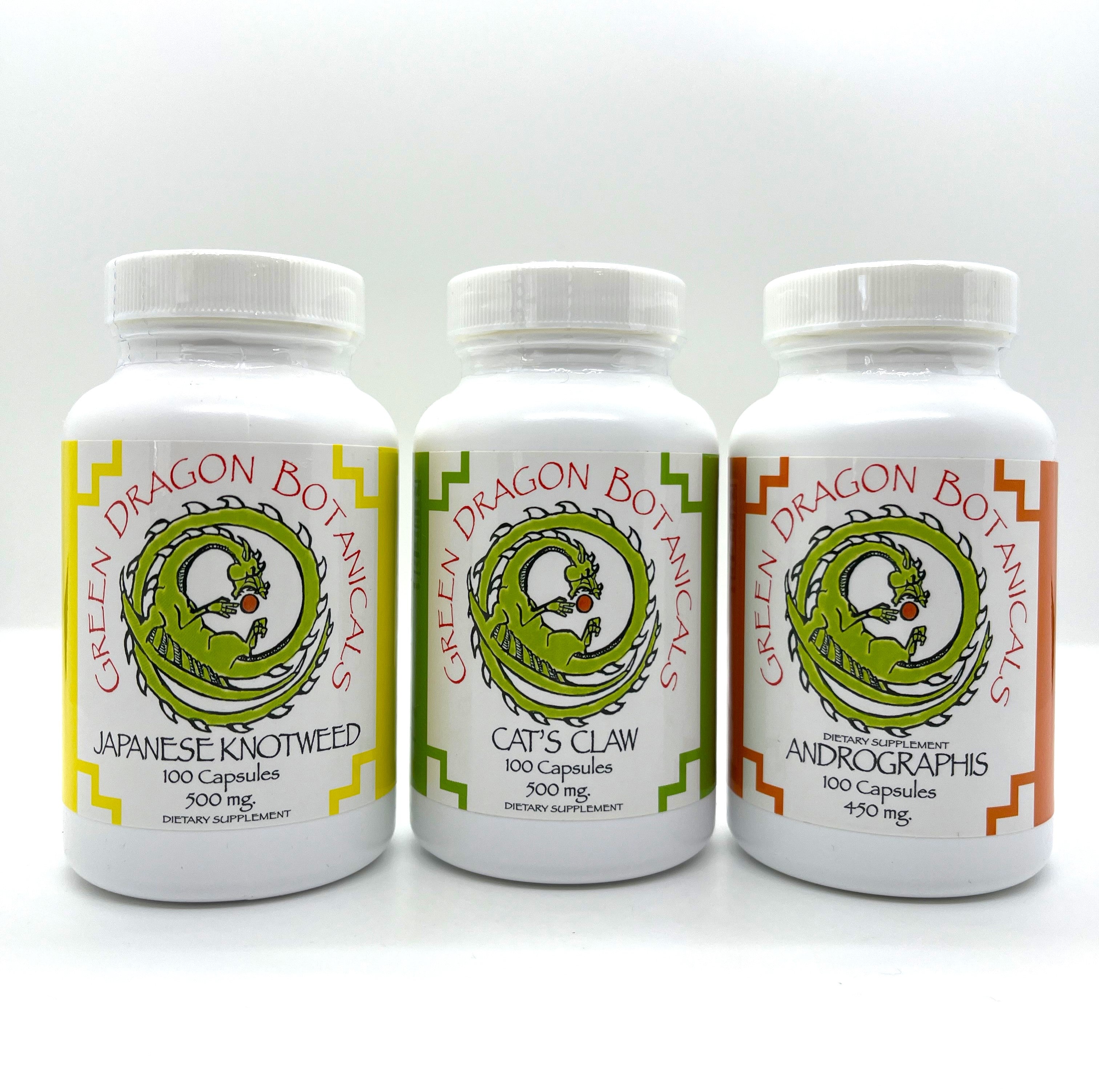 COMBO SET ~ Japanese Knotweed / Cats Claw / Andrographis ~ $6 OFF Regular Price