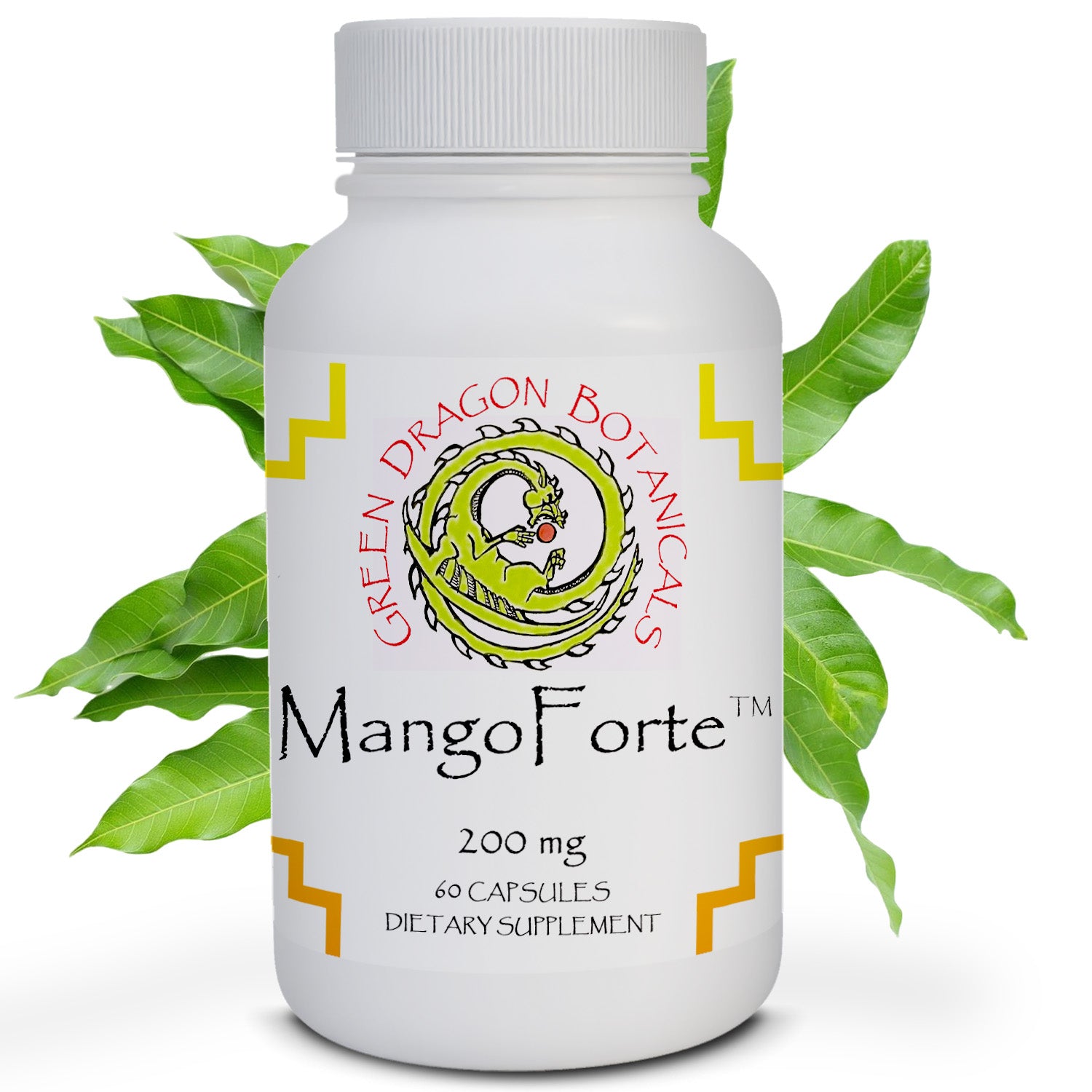 MangoForte Mango Leaf Extract 200mg | 60% Mangiferin Supplement