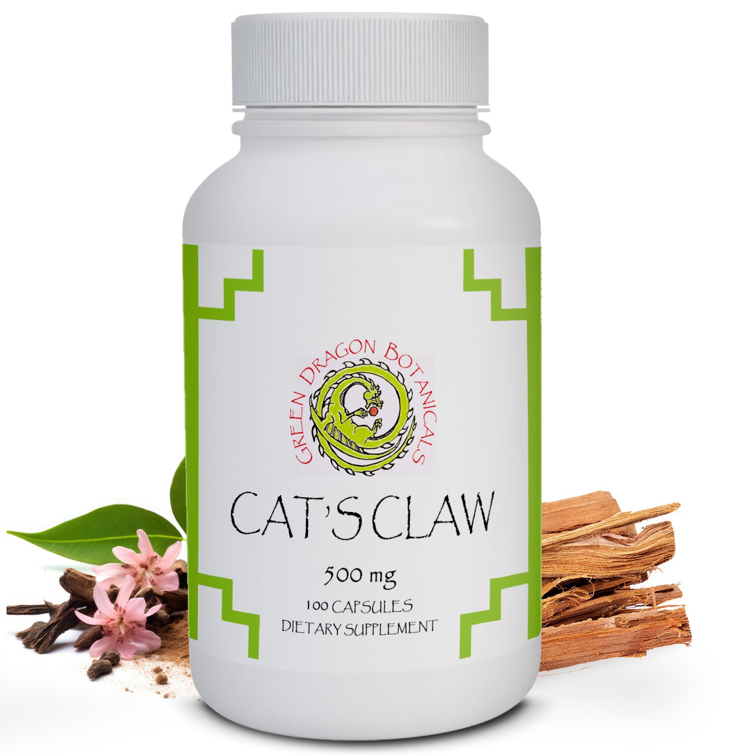 Cat’s Claw | 100 Capsules 500mg | Wild-Harvested Uncaria Tomentosa Vine Bark