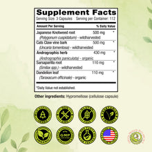 Load image into Gallery viewer, LB CORE Protocol | 336 Capsules 550mg - Japanese Knotweed, Cat’s Claw &amp; Andrographis Herbal Blend