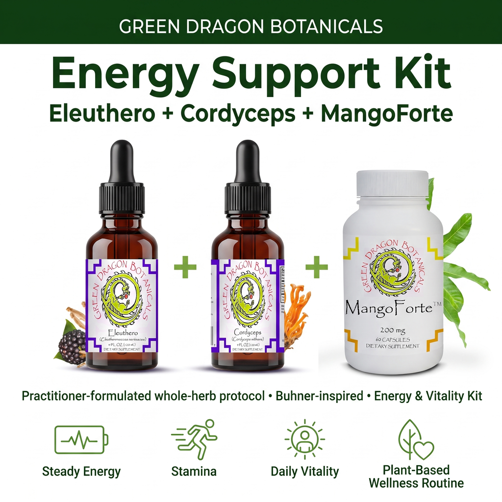Energy Support Kit (Eleuthero + Cordyceps + MangoForte)